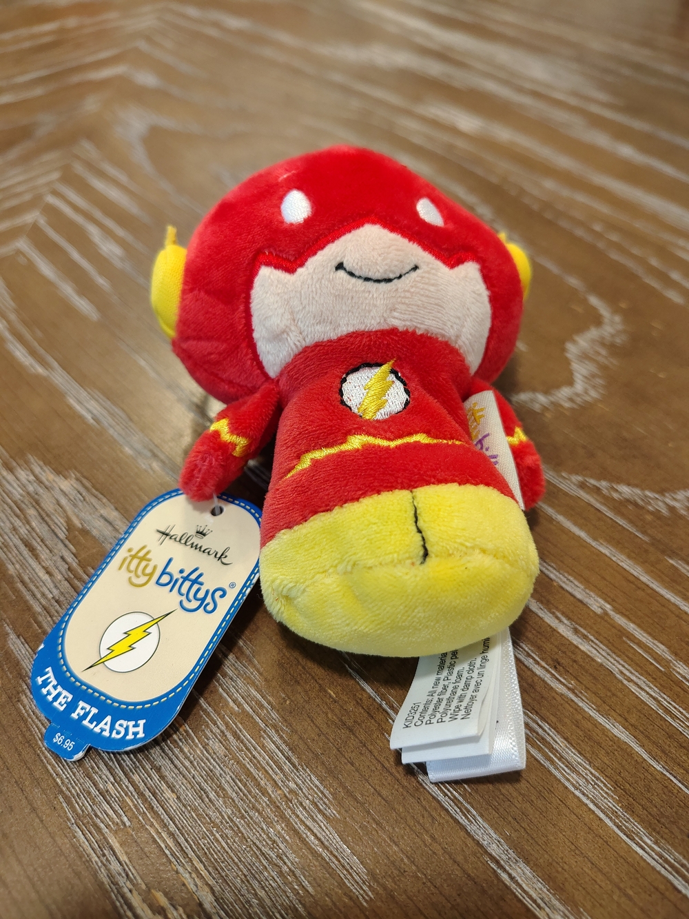 Hallmark Itty Bittys The Flash Plush - Red & Yellow